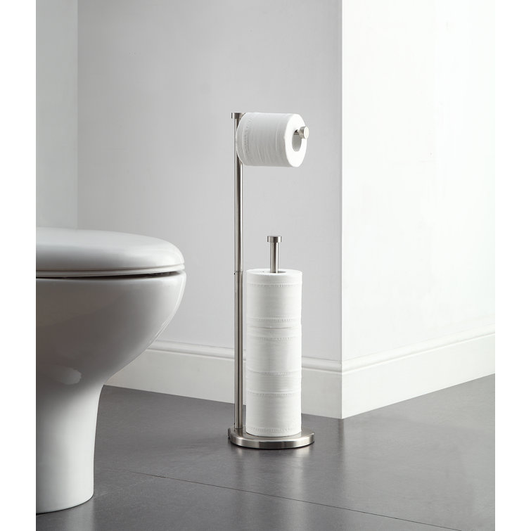 SunnyPoint Freestanding Toilet Paper Holder & Reviews Wayfair